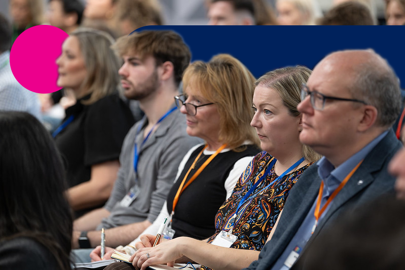 People watching seminar